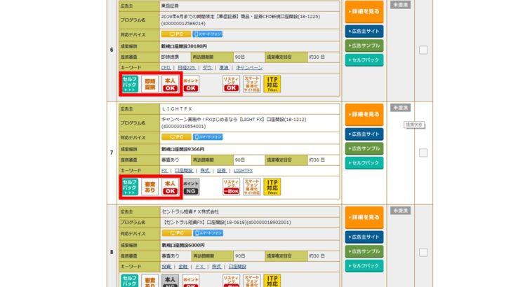 a8　fx　自己アフィリエイト　本人OK